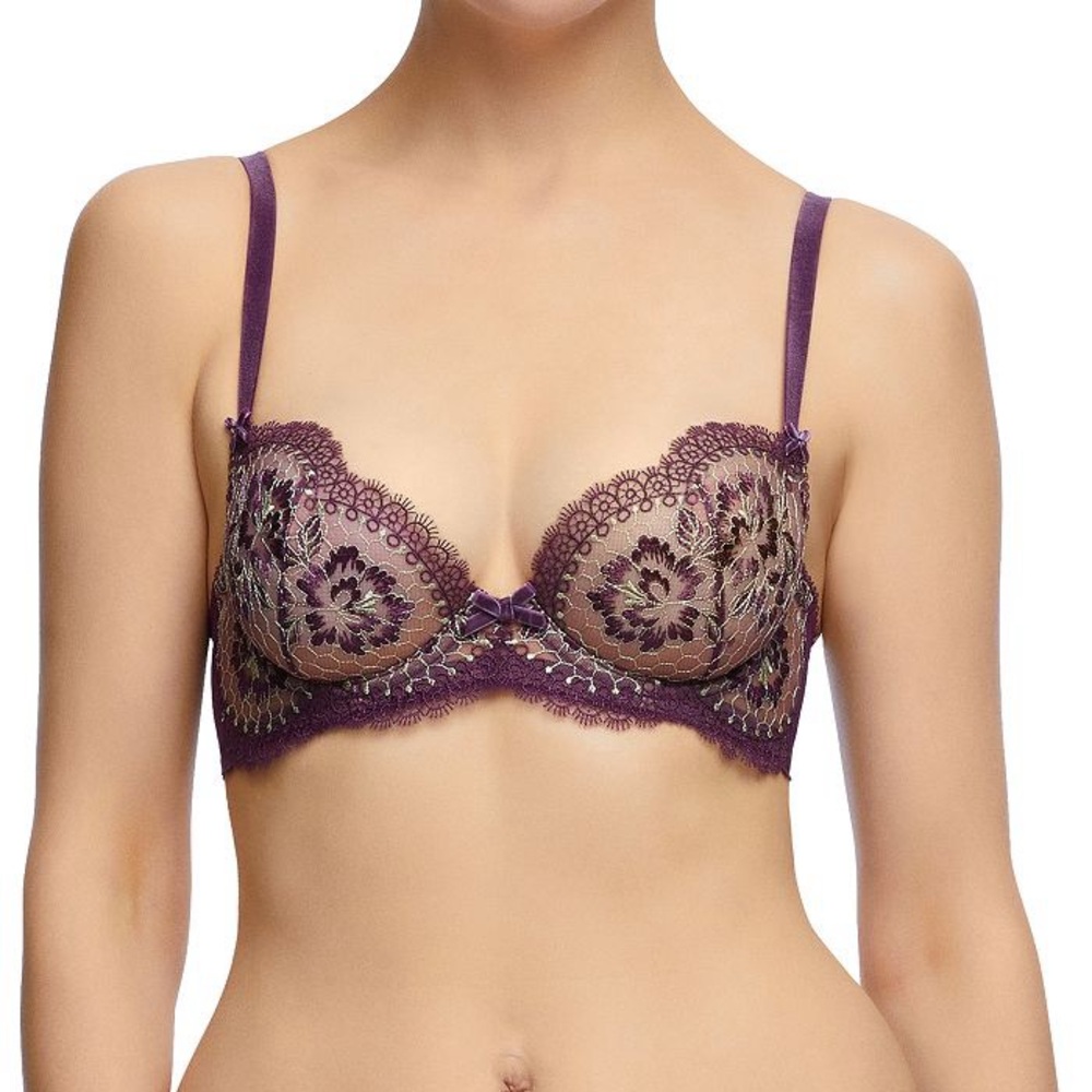 Dita Von Teese Evelina Underwire Bra in Aubergine